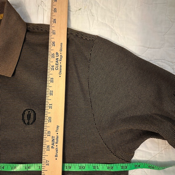 Open Championship Polo Large Brown With Carnoustie Embroidered Sleeve Logo - Picture 3 of 8